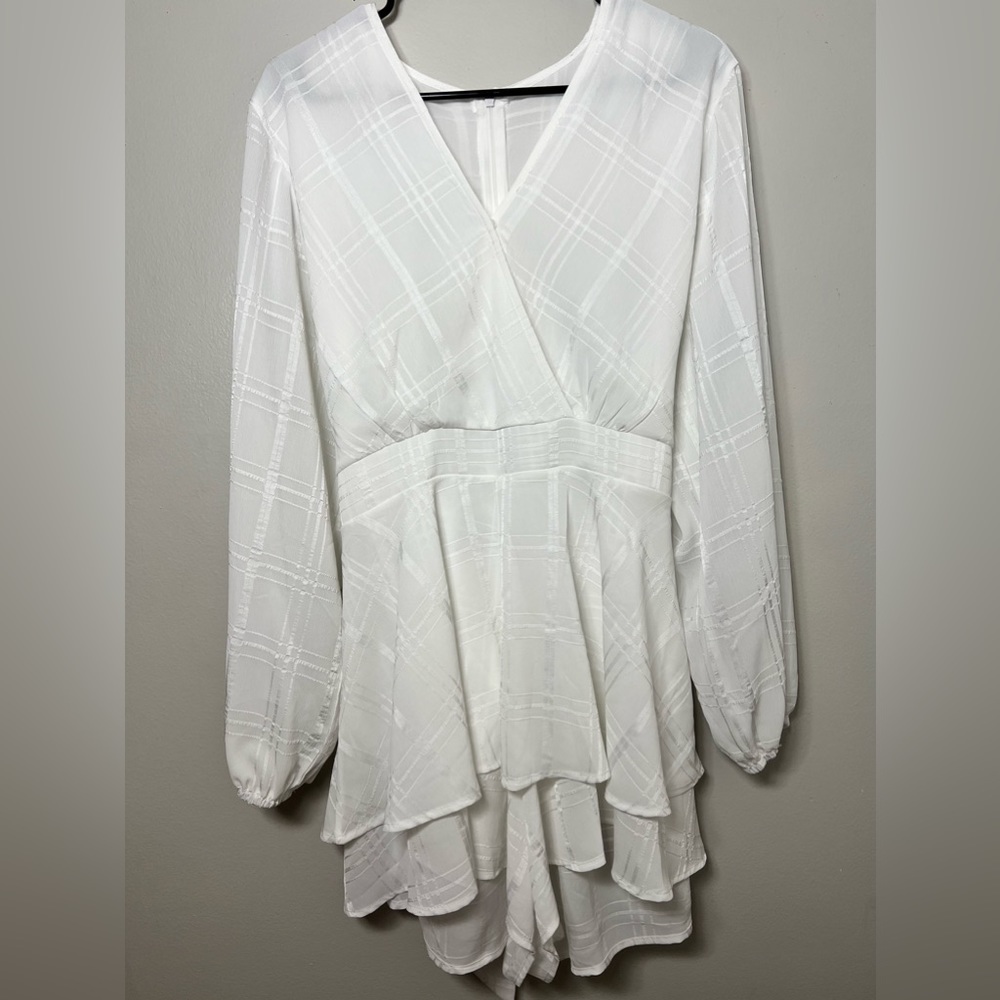 Romper White, size XL